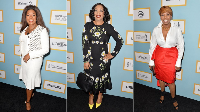 Illustration for article titled Busy Prints, Drapes and Biz Casual at the Essence Women in Hollywood Luncheon